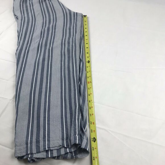American Eagle 2 piece set crop top with flowy pants Blue striped size S‎ - Picture 11 of 12